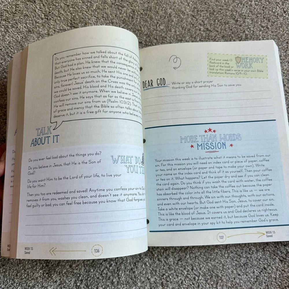 More Than Words Living Faith Bible Curriculum by Rebecca Spooner